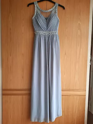 Quiz Party/bridesmaid/prom Dress Size 16 Diamantes Layered Skirt V.g.u.c. • £10