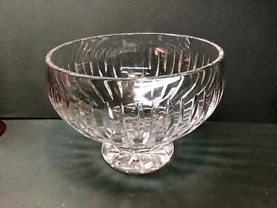 Vintage Marquis By Waterford “Sheridan” Lead Cut Crystal Bowl Large 9.5” Diam. • $29.99