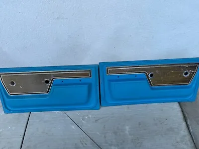 71 72 Chevy C10 Truck K5 Blazer Blue Interior Door Panels • $650