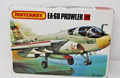 Matchbox Northrop Grumman EA-6B Prowler US Navy Model Kit 1:72 Scale 1983 • $30