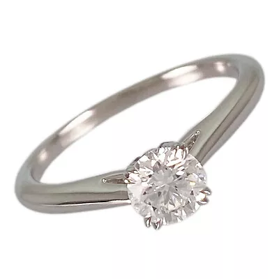 HARRY WINSTON Platinum Diamond Ring • $2396