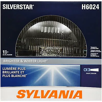 $24.75 • Buy SYLVANIA H6024 SilverStar 7 Round High Performance Halogen Sealed Beam Headlight