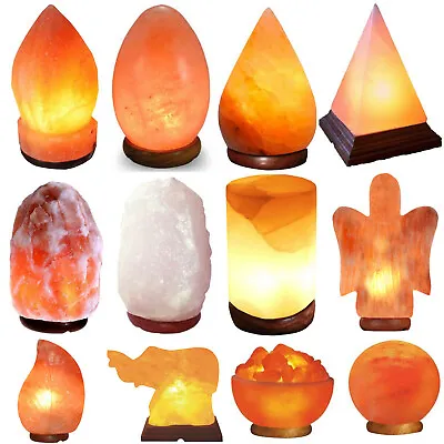 £9.95 • Buy Himalayan Salt Lamp Crystal Pink Rock Salt Lamp Natural Healing 100% Genuine
