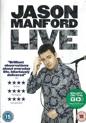 Jason Manford Live Uk Dvd New And Sealed • £2.45