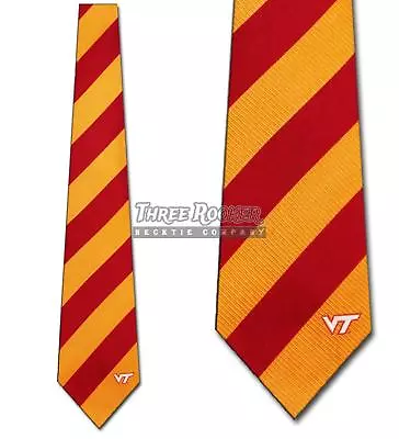 Hokies Ties Virginia Tech Hokies Neckties Mens Licensed Football Neck Tie NWT • $40