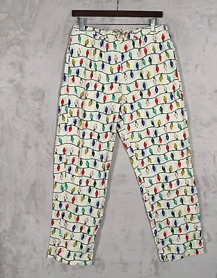 Hanna Anderson Pajama Pants Small Christmas Lights • $8.40