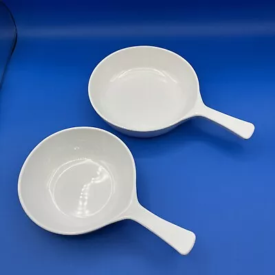 2 White Corning Ware Skillets Sauté Pan 16 Oz & 18 Oz No Lids New P-81-BMW-83-B • $24.99