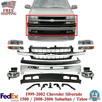 Front Bumper Kit For 1999-2002 Chevrolet Silverado 1500 /2000-06 Suburban /Tahoe • $751.44