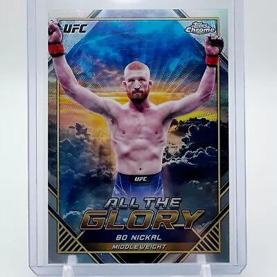 2024 Topps Chrome UFC #2 Bo Nickal All The Glory SP Insert 1:121 Mega Packs • $149.99