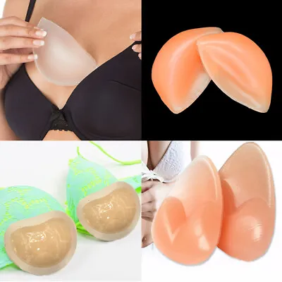 £5.99 • Buy Silicone Breast Enhancers Chicken Fillets Boost Up Gel Push UP Bra Inserts Pads