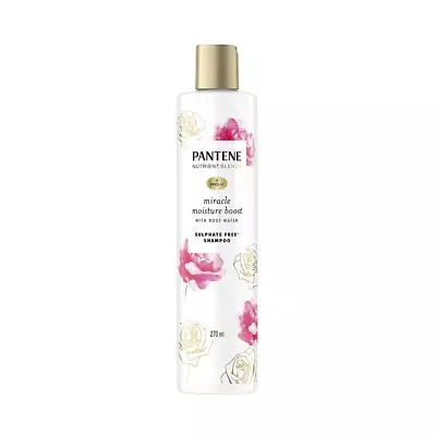 Pantene Pro-V Nutrient Blends Miracle Moisture Boost Shampoo With Rose Water 270 • $29.97