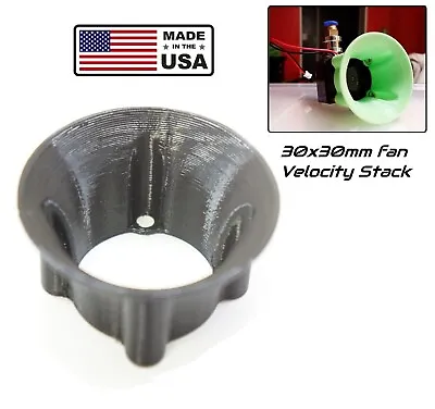 Air Velocity Stack For 30x30mm Fan - Increased Air Flow & Cooling RC Shroud • $7.95