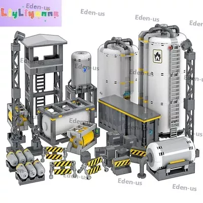 MOC WWII Military Base Weapon Barrier Roadblock Box Scene Building Bricks Blocks • $19.31