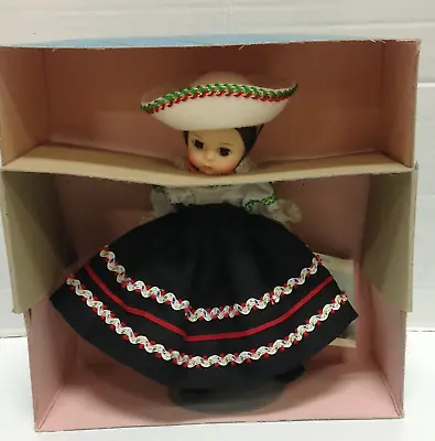 NEW Vintage 1978 Madame Alexander Mexico International Doll 8  #576 Stand Box • $18.74