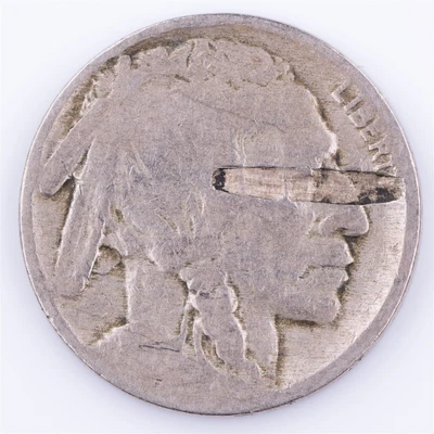 $12 • Buy Buffalo Nickel Large Lamination Peel Obverse 5c Bandit / Lone Ranger Mask