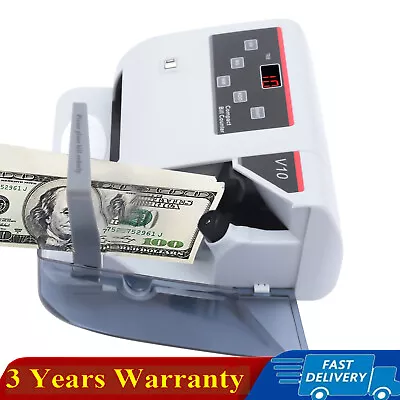 Money Counting Machine For Banks Stores Use Cash Currency Count Bill Counter • $52