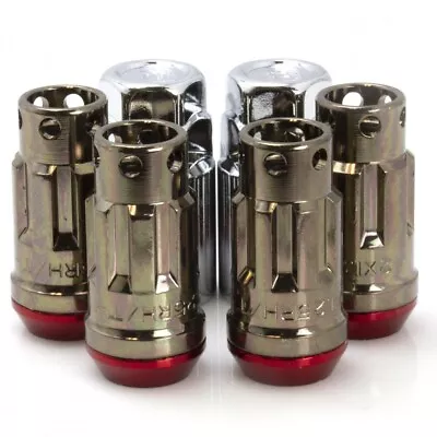 Muteki SR45-S Lock Set (12x1.25mm Smoke Titanium W/ Red Washers)  34947T • $66