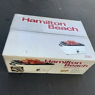 NEW Vintage Hamilton Beach 18 Quart Roaster Oven Extra-Large 32182 Unopened • $99.99