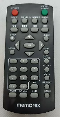  Memorex Mvd2047m Dvd Remote Control Original • $12.91