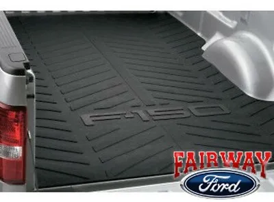$198.95 • Buy 04 Thru 14 F-150 OEM Genuine Ford Parts Heavy Duty Rubber Bed Mat 6.5 Foot Bed