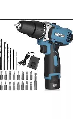 12v WESCO DRILL SETS NEW SEALED BOXED  • £10