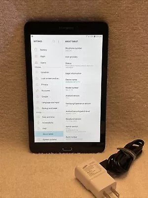 Samsung Galaxy Tab E SM-T377V 16GB 8.0  Wi-Fi Verizon Tablet Unlocked Very Nice! • $49.99