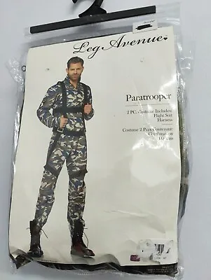 Leg Avenue Mens Paratrooper Army Costume Size L New - FREE POSTAGE • £24.95