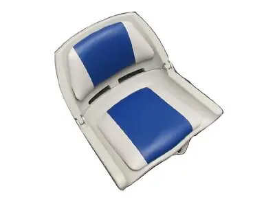 £40 • Buy Folding Boat Seat In Blue And Grey (Marine Yacht Fishing Speedboat Rib)