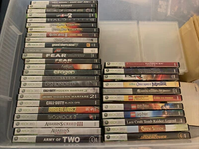 $2 • Buy Xbox 360 Replacement Case And Manual Only - No Disk- You Pick!!