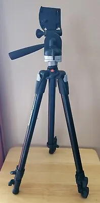 Manfrotto 190XDB Black Tripod With 390RC2 Fluid Head  • $79.99