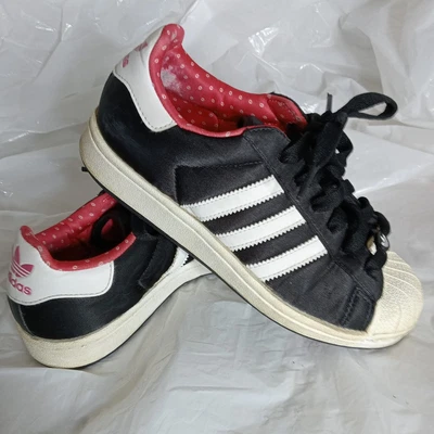 $29.99 • Buy Women's Sneakers ADIDAS 'Superstar' Sz 5 US, UK 3.5, Euro 36 Black/white/pink