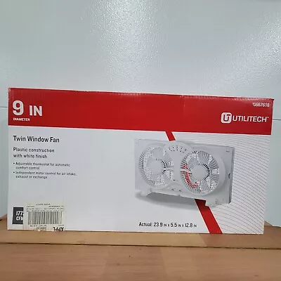 New Utilitech 9 In Dual Window Fan • $36