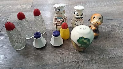 Vintage Salt And Pepper Shakers Lot Mixed Lot  • $5