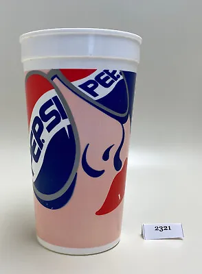 PIZZA HUT & PEPSI 32oz CUP Rock & Roll Promo Plastic Soda Tumbler Vintage 90s • $13.99