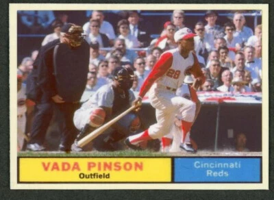$6.75 • Buy Aceo Vada Pinson Custom Hand Made Novelty Art Card - Cincinnati Reds