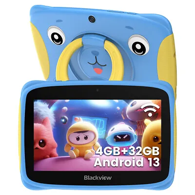 Blackview Tab 3 Kids Tablet 7in Android 13 4GB+32GB Tablets 3280mAh Dual Camera • £59.99