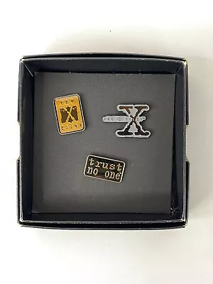 The X Files Collectable Metal Pins X3 Trust No One • $18