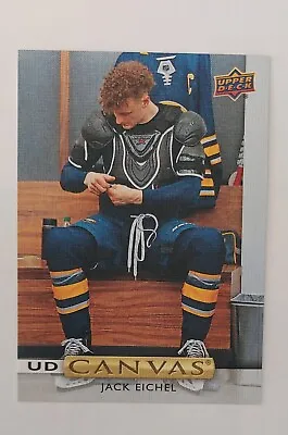 2019-20 Upper Deck Series 1 UD Canvas #7 Jack Eichel Buffalo Sabres • $1.64