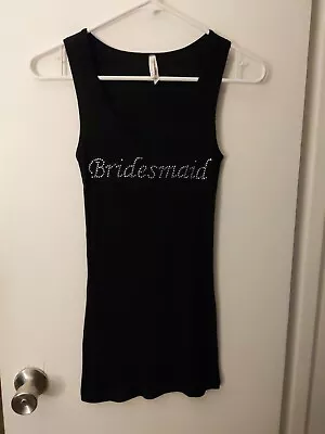  BRIDESMAID  Tank Top W/ Rhinestone  • $7.99