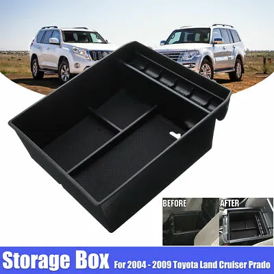 Armrest Storage Box Console Holder For Toyota Land Cruiser Prado FJ120 2004-2009 • $25.69