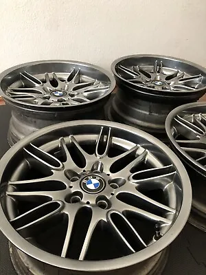 BMW Genuine 18  E39 M5 Style 65 BBS Factory CHROME SHADOW OEM Wheels • $2999