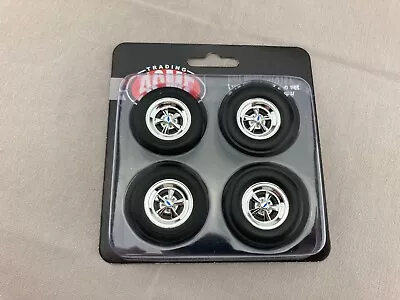 1:18 Acme Highway 61 Chrome Cragar Street Strip Drag Wheel & Tire Set A1807016W • $19.95