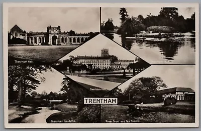 £5 • Buy Multiview Of Trentham Stoke-on-Trent Staffordshire England Postcard