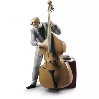 Lladro Jazz Bassist Figurine 01009331 • $1245