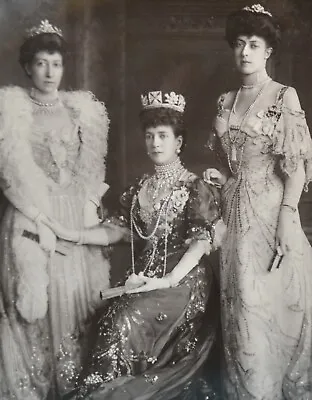 Postcard European Royals Queen Alexandra Princess Victoria & Fife Rotary Photo • £4.95