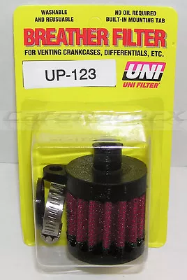 UNI UP-123 1/2  ID Push In Hose Crankcase Differential Head Vent Breather Filter • $16.49