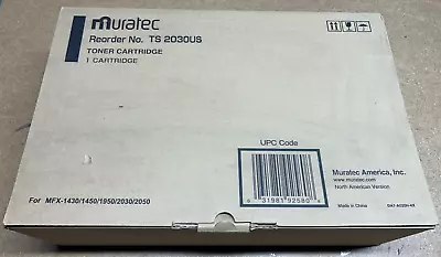 Genuine Muratec TS2030US / TS-2030 Toner Cartridge For MFX-1430 1450 2030 2050 • $22.99