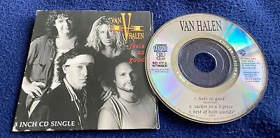 Van Halen Mega Rare 3” Inch 1989 Cd Single Feels So Good • £18.50