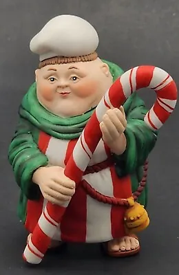 Dept 56 Calvin The Candy Cane Striper Merry Makers Figurine In Original Box VTG • $24.23