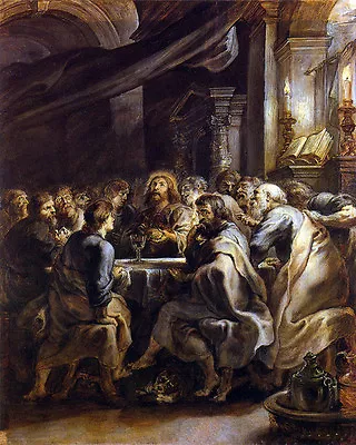 Sir Peter Paul Rubens - The Last Supper - 24'  CANVAS • £22.95